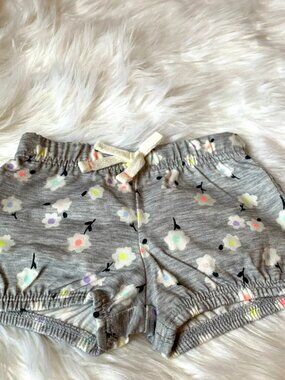 Jumping Beans Baby Girls Floral Print Ruffle Shorts Size 6 Months NWOT